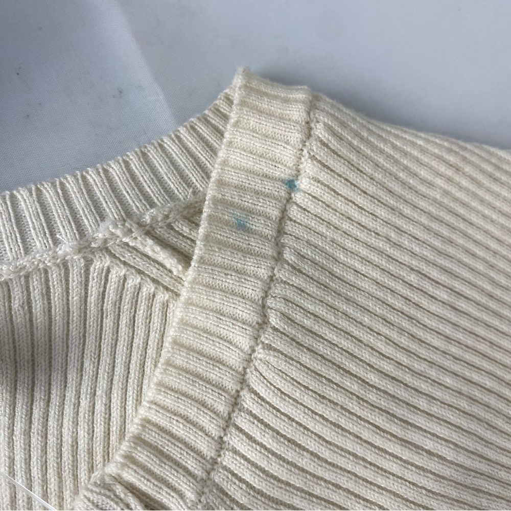Lauren Ralph Lauren Striped Sweater Cream Blue Nautical Size 1X NWT - Picture 9 of 10